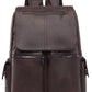 Leather Flapover Backpack Bag - Farnelli