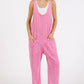 Mittoshop Mineral Wash Relaxed Fit Sleeveless Harem Jumpsuit - Farnelli