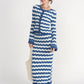 Making Waves Crochet Cardi- Blue