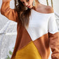 BiBi Color Block Geometric Sweater - Farnelli