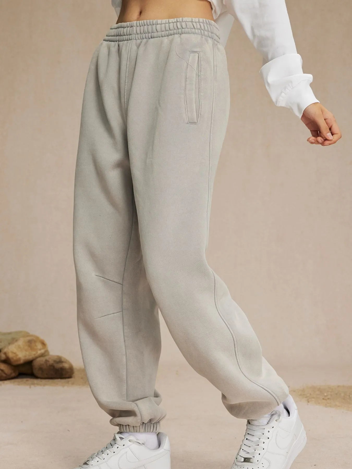 Men's Casual Elastic Waist Cotton Sweatpants - Farnelli