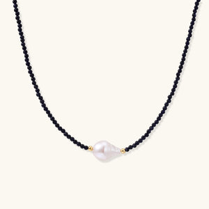 Midnight Pearl Dreams Necklace - Farnelli