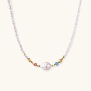 Pearl Garden Beaded Necklace - Farnelli