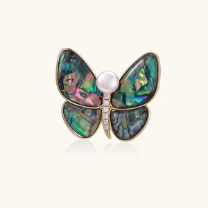 Rainbow Butterfly Brooch - Farnelli
