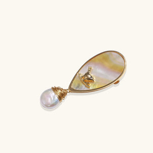 Shell Bird Baroque Pin - Farnelli