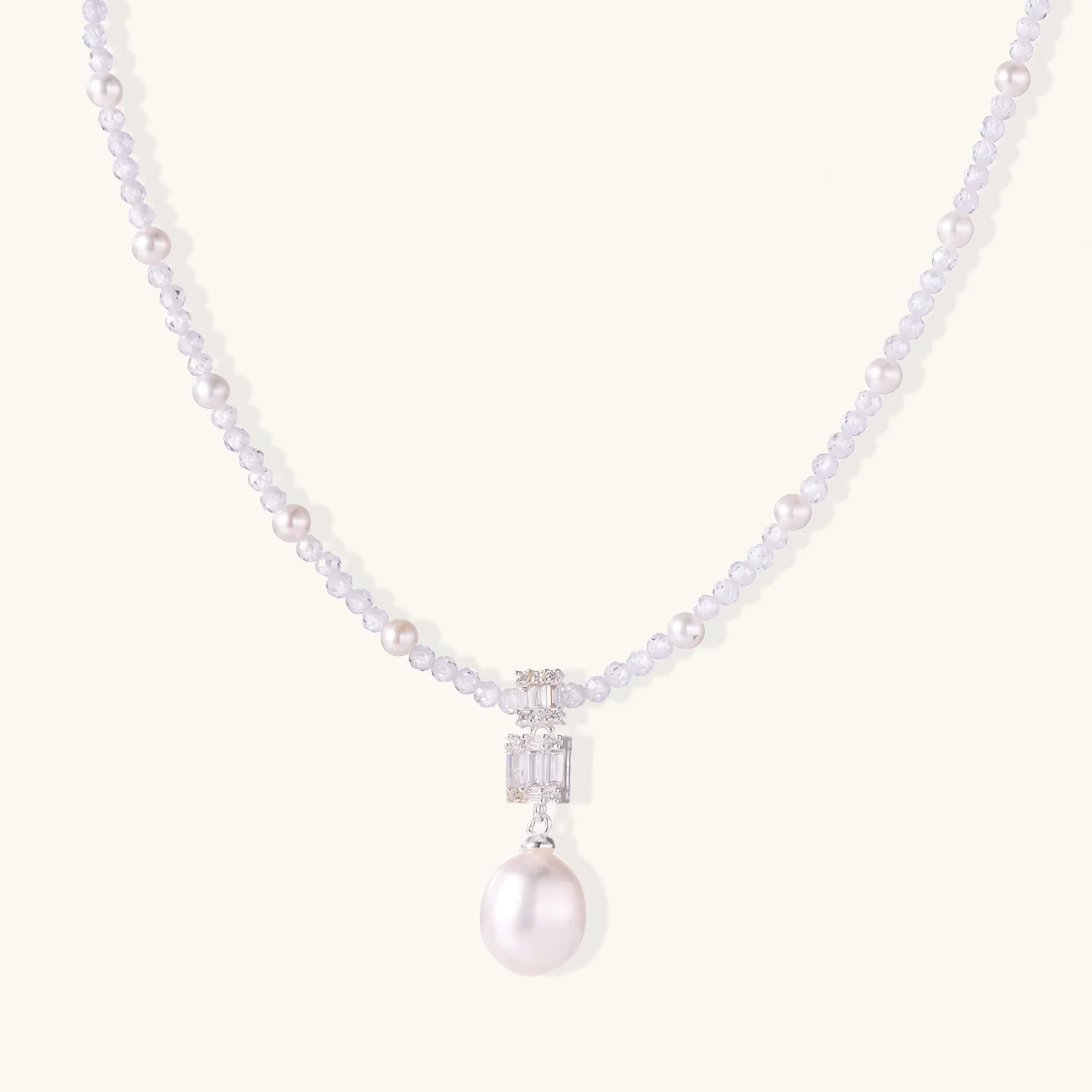 Lavender Dreams Pearl Necklace - Farnelli