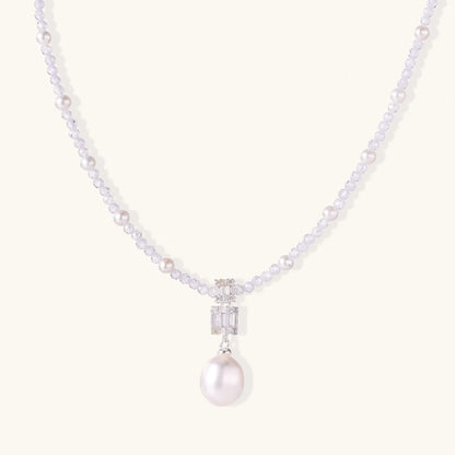 Lavender Dreams Pearl Necklace - Farnelli