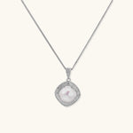 Halo Pearl Statement Necklace - Farnelli