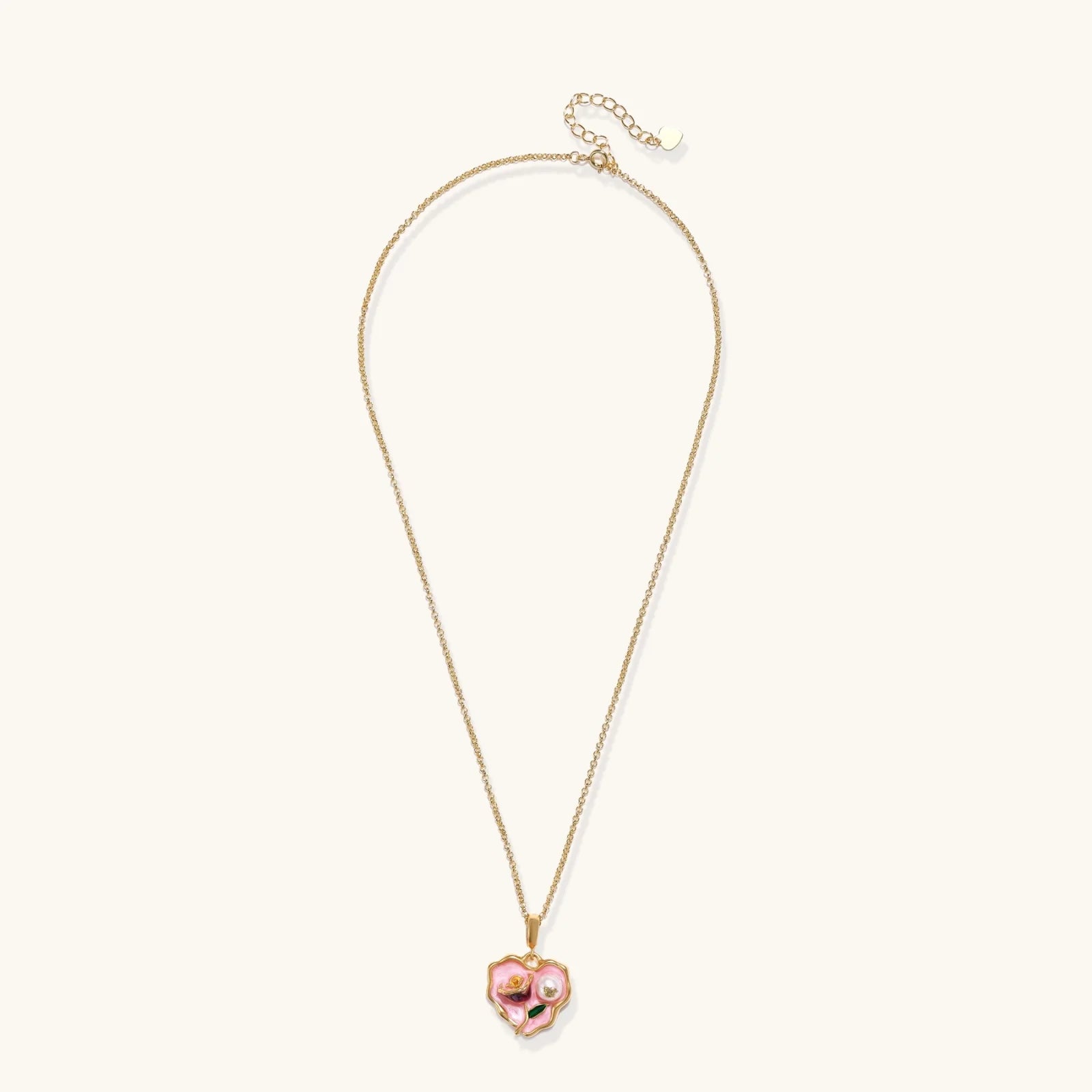 Rose Garden Heart Necklace - Farnelli