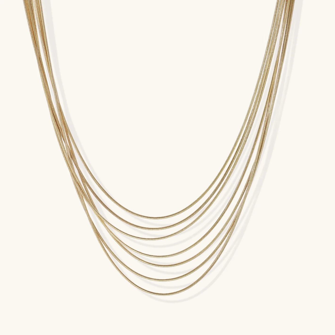 Golden Hour Layers Necklace - Farnelli