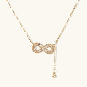 Infinity Sparkle Necklace - Farnelli