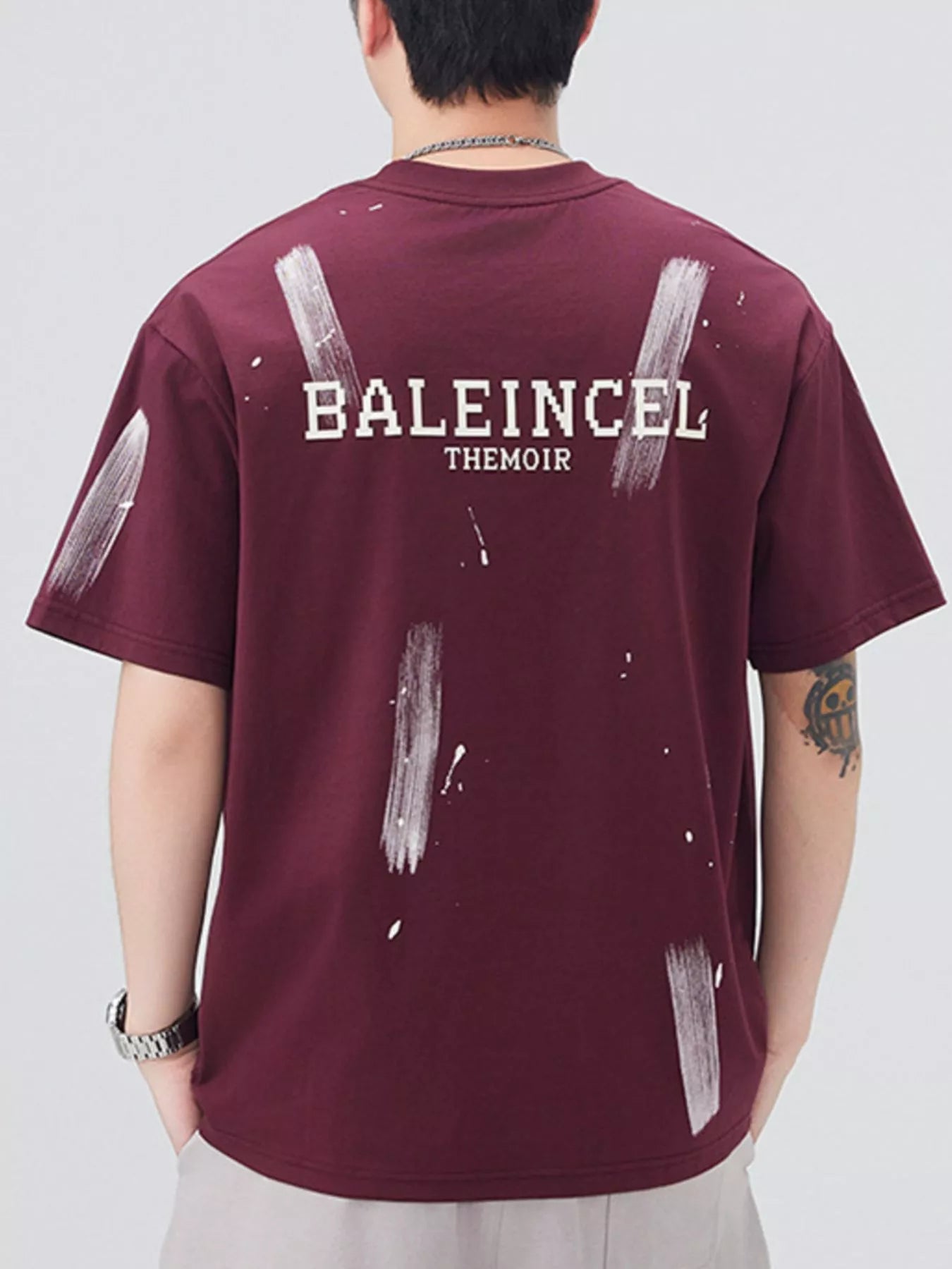 Men's Plus Size Round Neck Short Sleeve T-Shirt - Farnelli