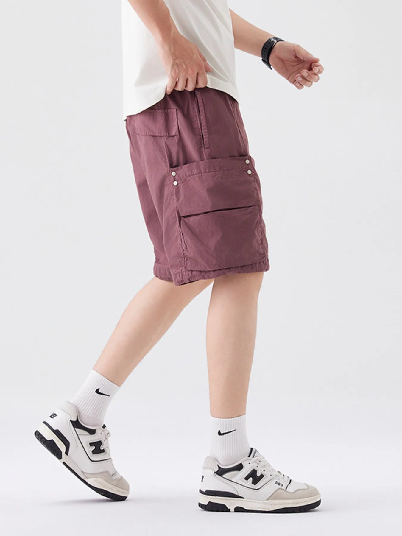 Men's Full Size Casual Cargo Shorts Plus Size - Farnelli