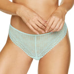 Gorteks Minty Soft Sheer Lace Thong Panty-0
