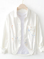 Men's Plus Size Button Up Long Sleeve Shirt - Farnelli
