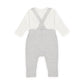 Organic Knit Bodysuit and Sweater Overall Set