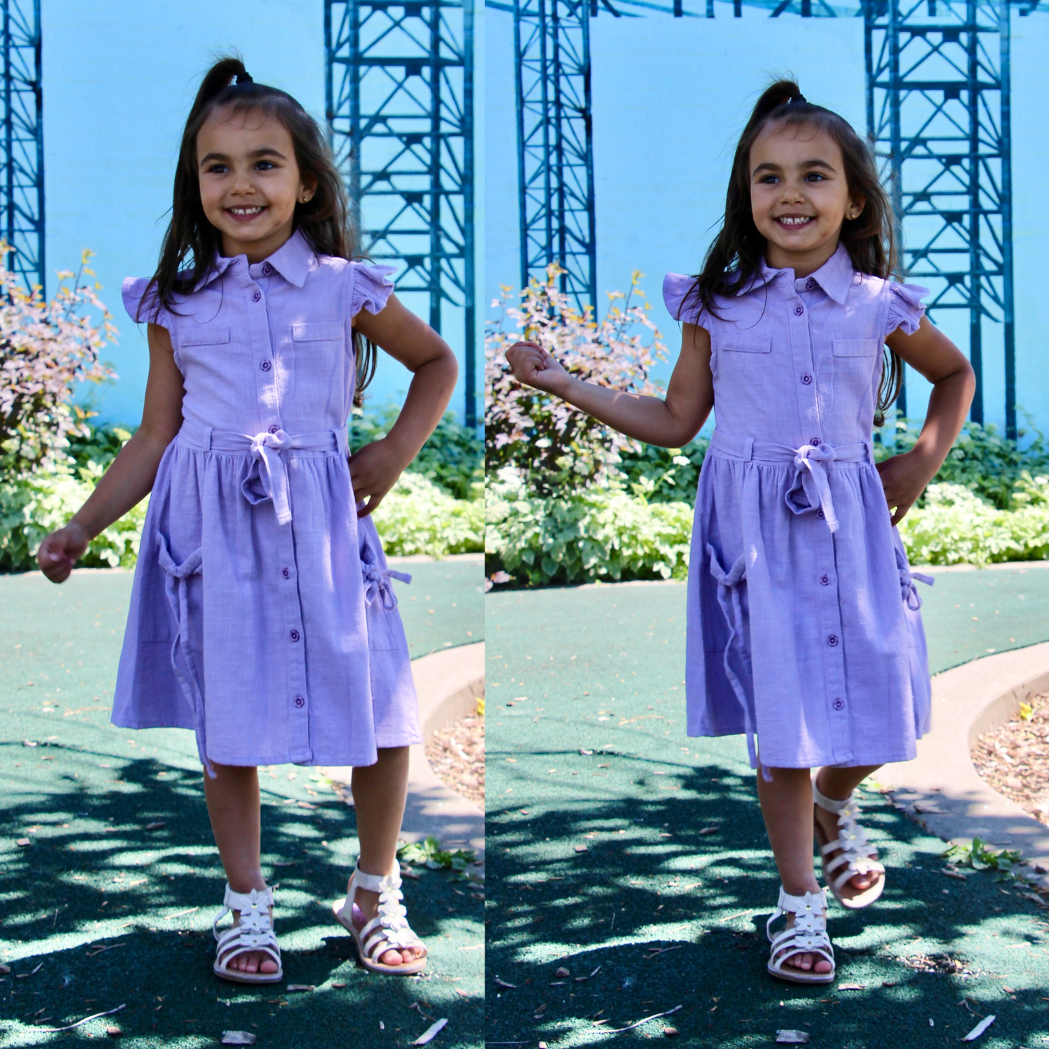 Sunlit Paradise's Cotton Girl Dress - Farnelli