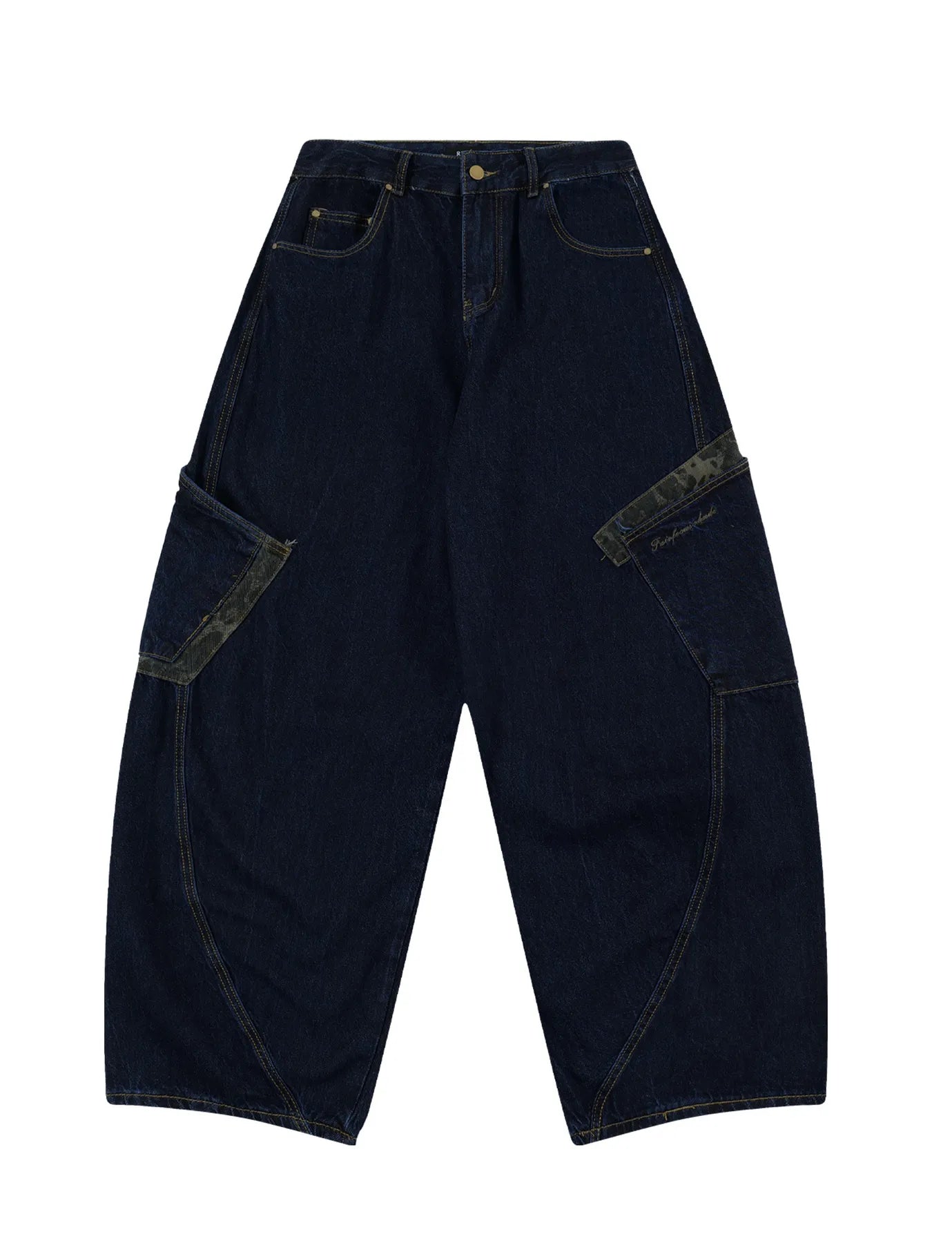 Men's Oversized Cargo Jeans - Farnelli