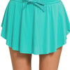 Zenana Ruffle Hem Tennis Skirt With Hidden Inner Pockets - TURQUOISE