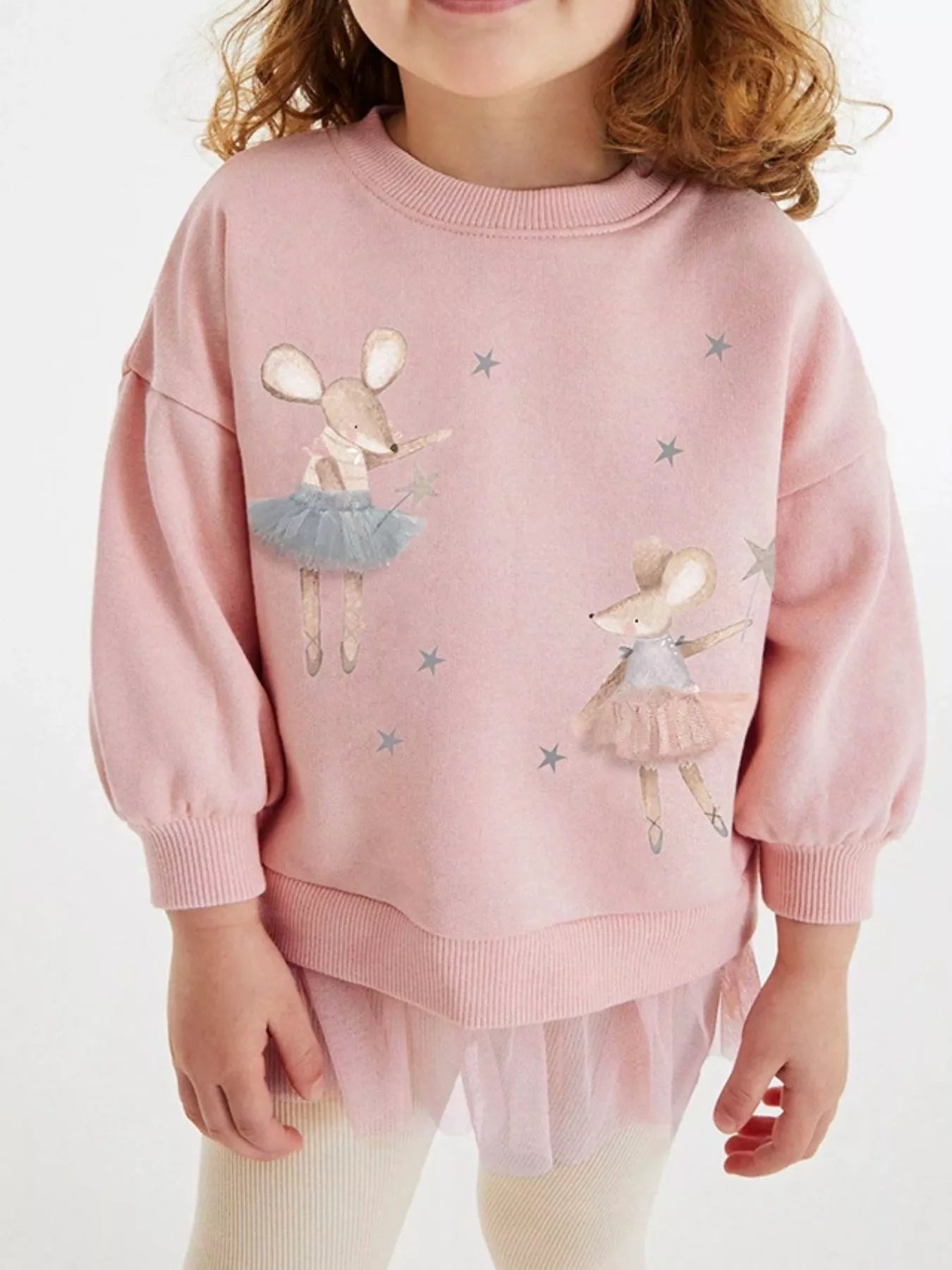 Children's Ballerina Mouse Sweatshirt & Leggings Set - Farnelli