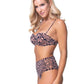 ZEBRA PRINT UNDERWIRE BIKINI SET