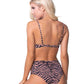 ZEBRA PRINT UNDERWIRE BIKINI SET