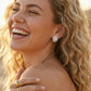 Pearl Halo Stud Earrings - Farnelli