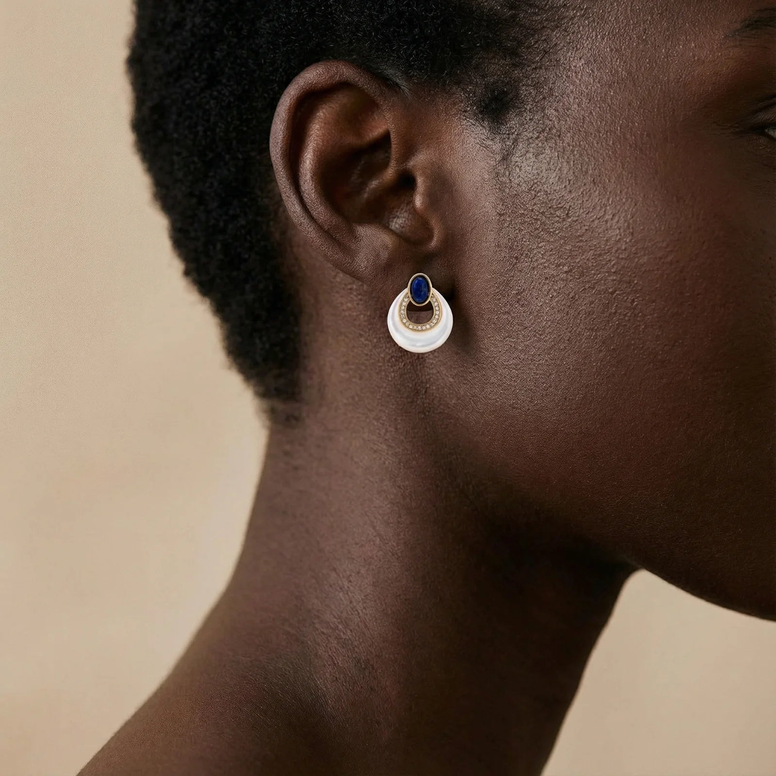 Celestial Teardrop Earrings - Farnelli