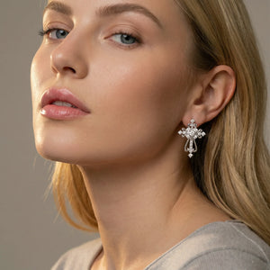 Divine Grace Cross Earrings - Farnelli