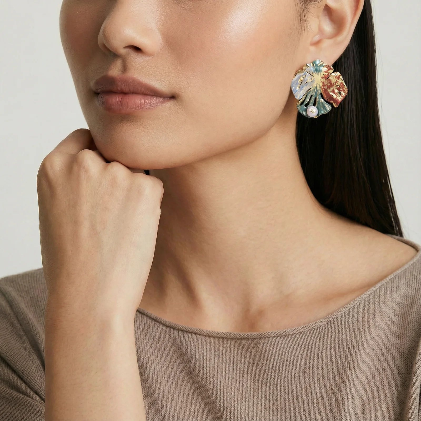 Monstera Muse Earrings - Farnelli