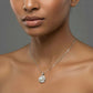 Halo Pearl Statement Necklace - Farnelli