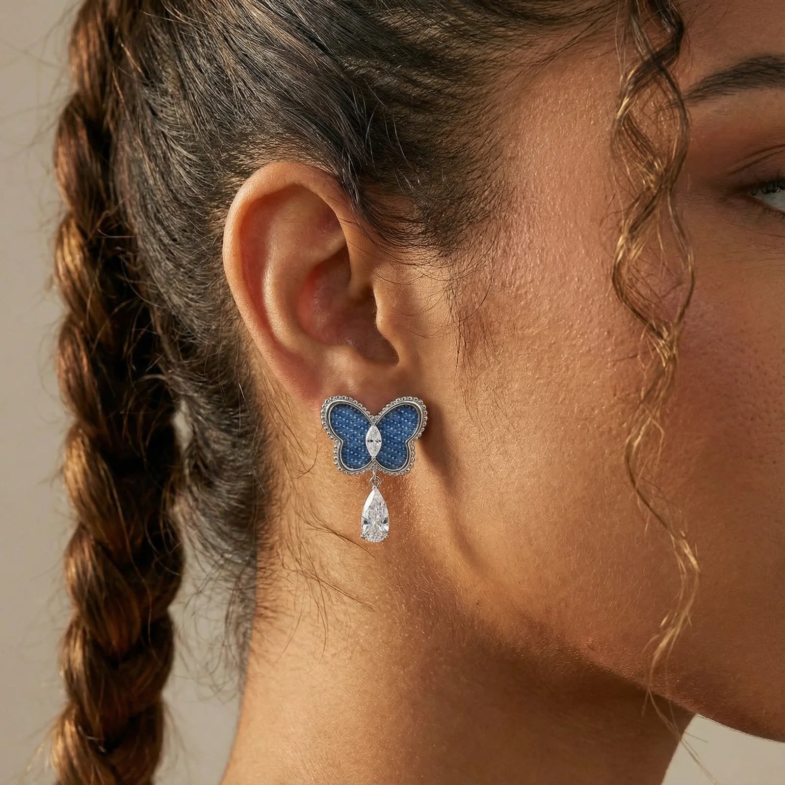 Electric Blue Butterfly Drops - Farnelli
