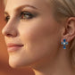 Gothic Cross Heart Earrings - Farnelli