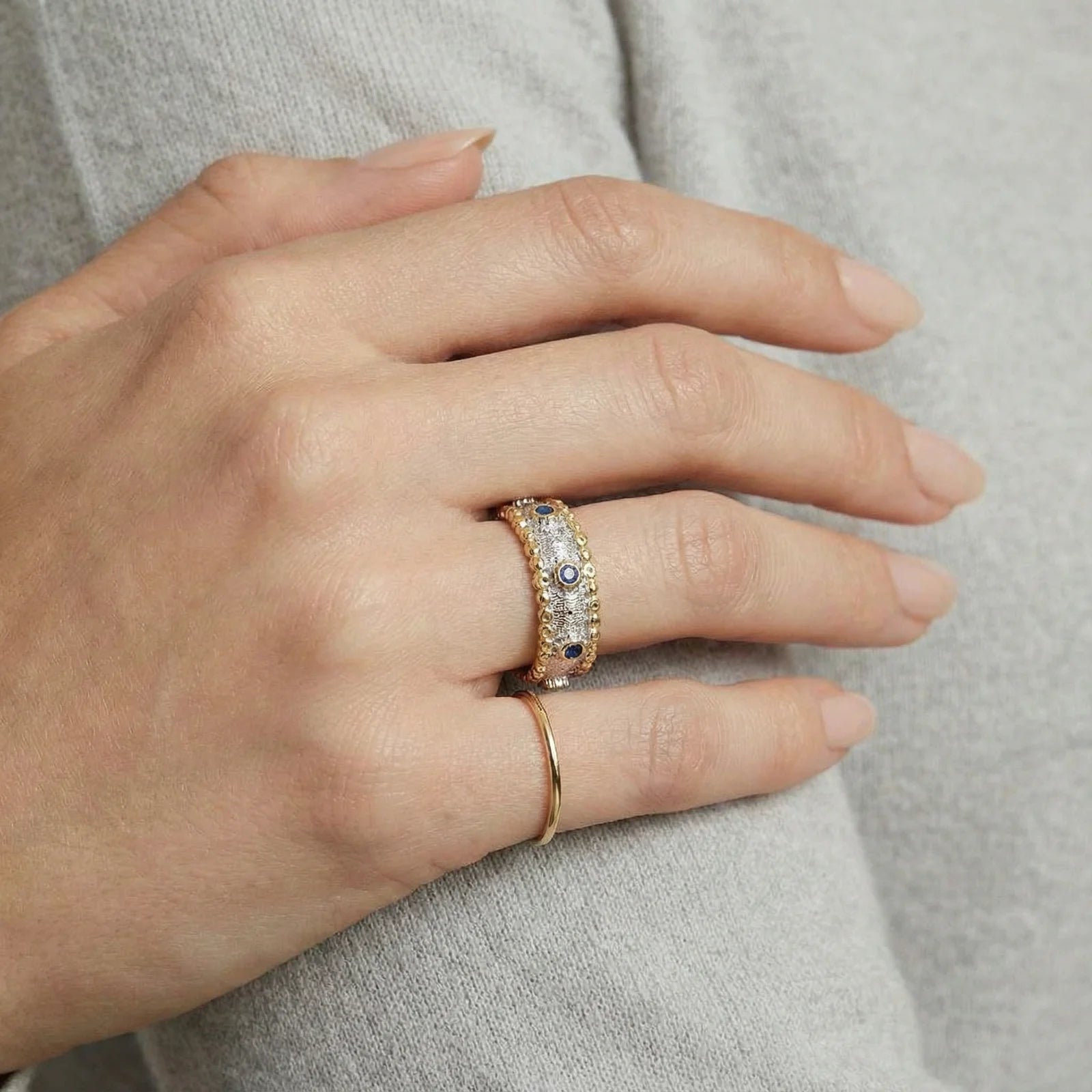 Azure Dreams Band Ring - Farnelli