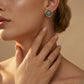 Mystic Shell Quatrefoil Studs - Farnelli