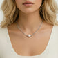 Luna Pearl Chain Necklace - Farnelli