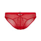 Gossard Viva Red Sheer Embroidered Bikini Panties