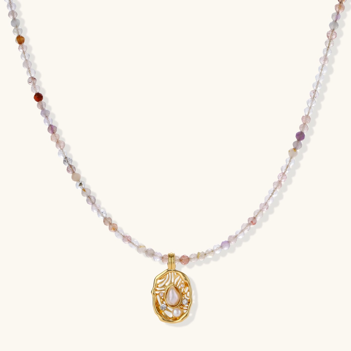 Mystic Garden Gemstone Necklace - Farnelli