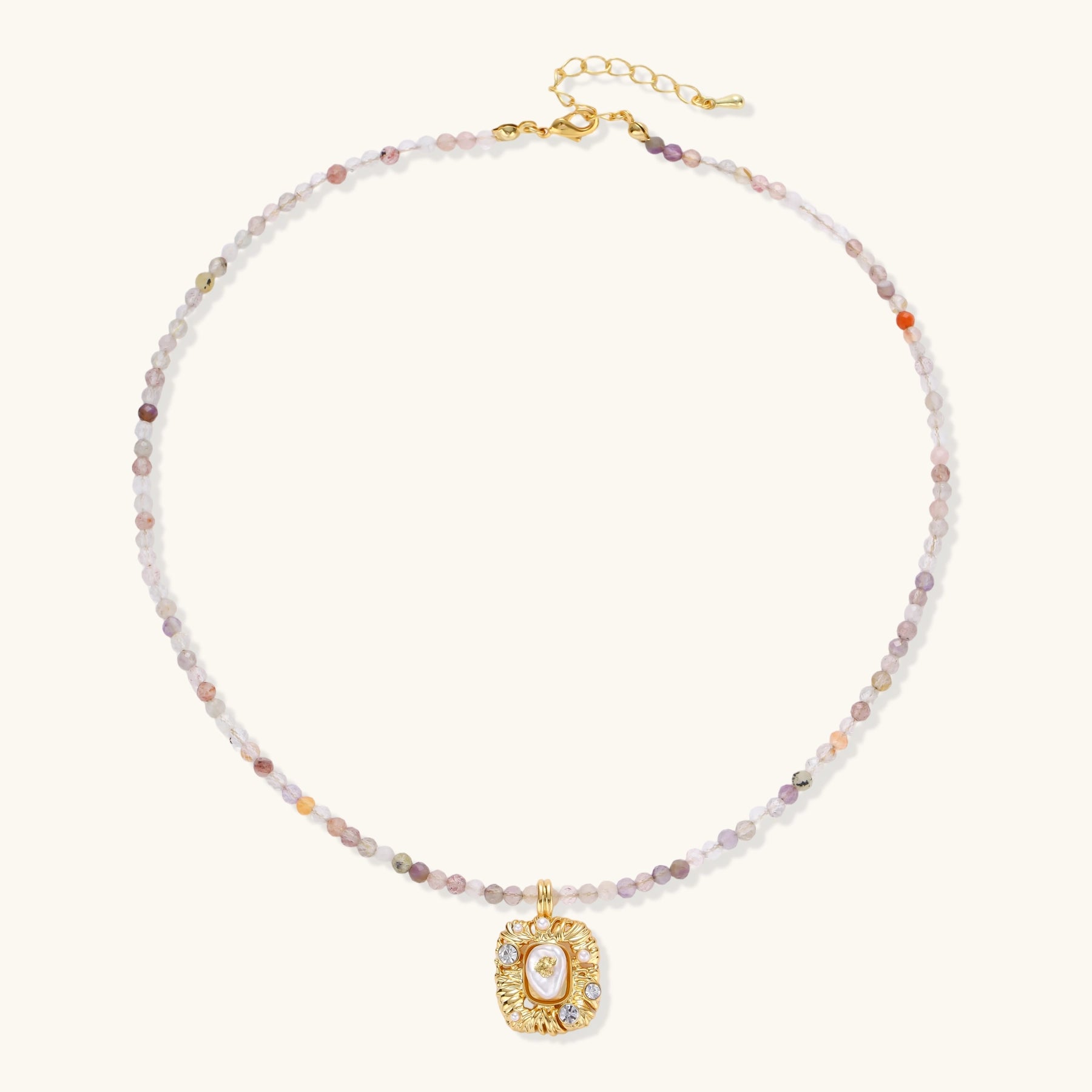 Baroque Dreams Gemstone Necklace - Farnelli