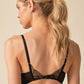 Gossard Viva Black Sheer Plunge Bra-1