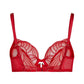 Gossard Viva Red Sheer Plunge Bra
