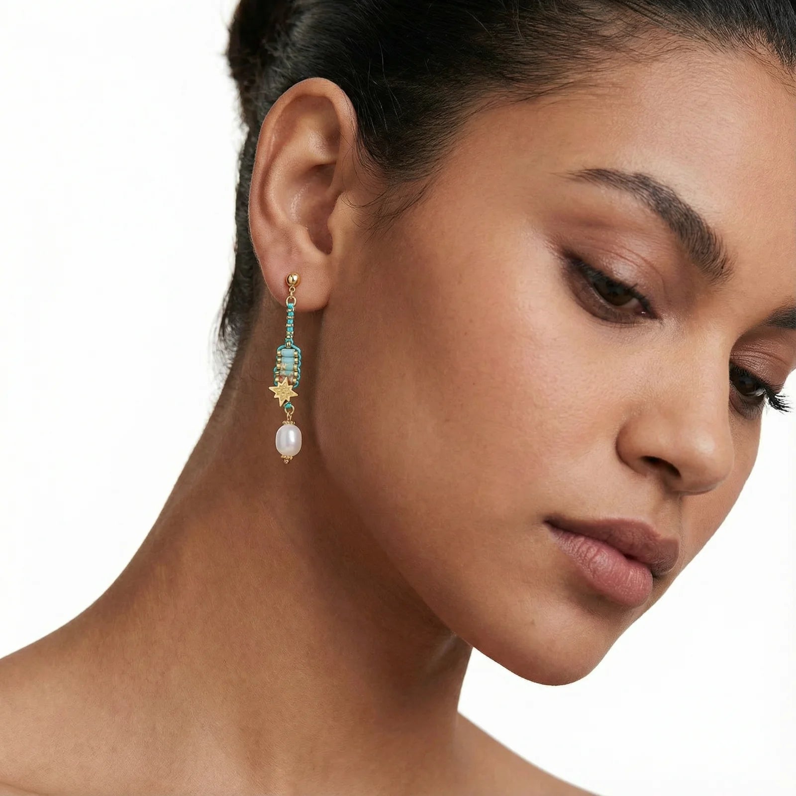 Starlight Cascade Earrings - Farnelli