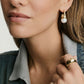 Sculptural Cone Hoops - Farnelli