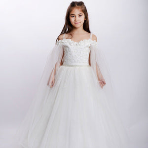 Graceful Garden Girls Formal Dress - Farnelli