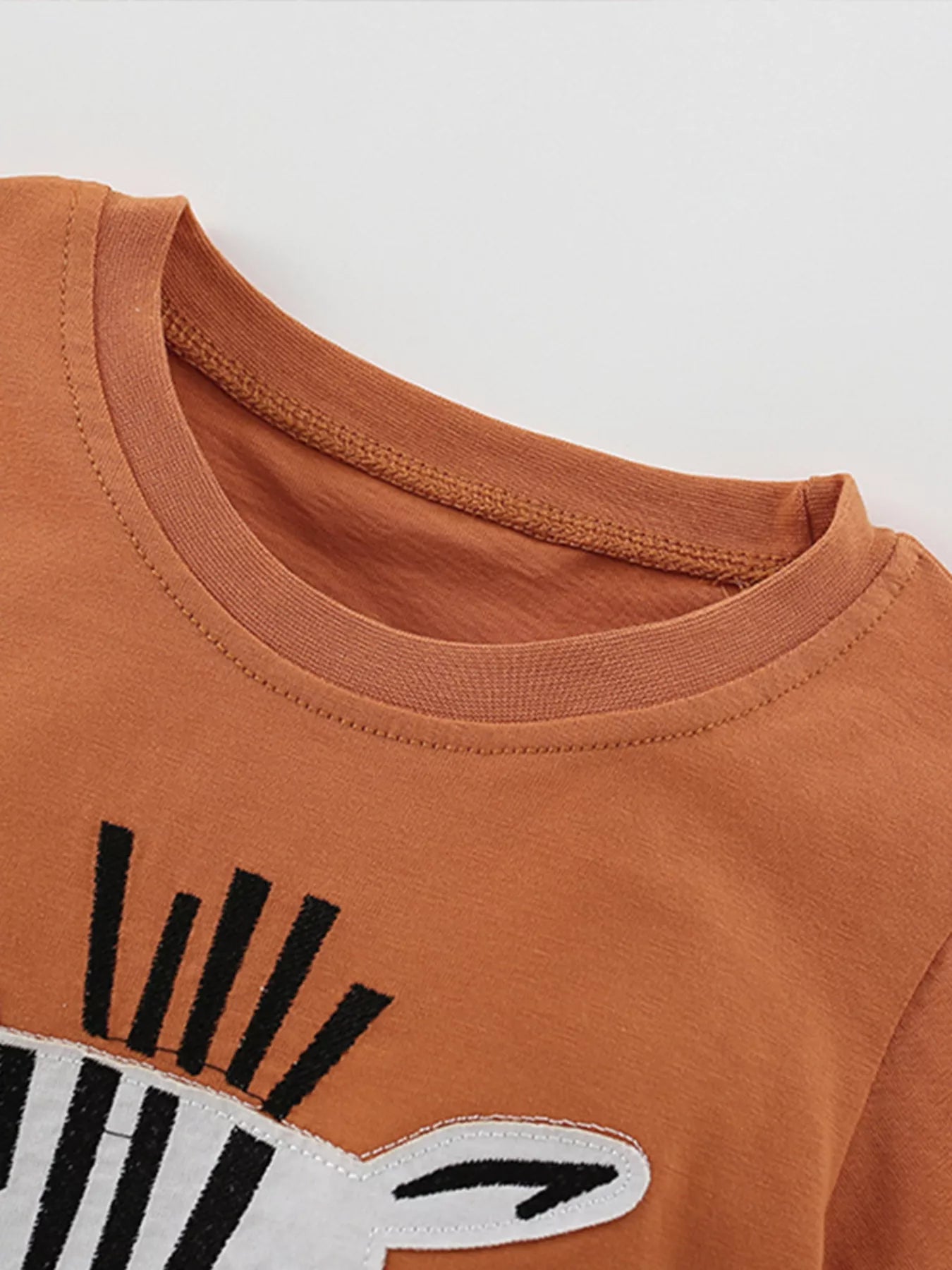 Children's Zebra Face Tee and Shorts Set - Farnelli