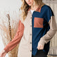 Heimish Full Size Color Block Button Down Shirt - Farnelli