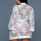 2275 Delia Robe Floral Lace Robe with Satin Trimming-2
