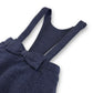 Fleece Bow Front Suspender Skirt