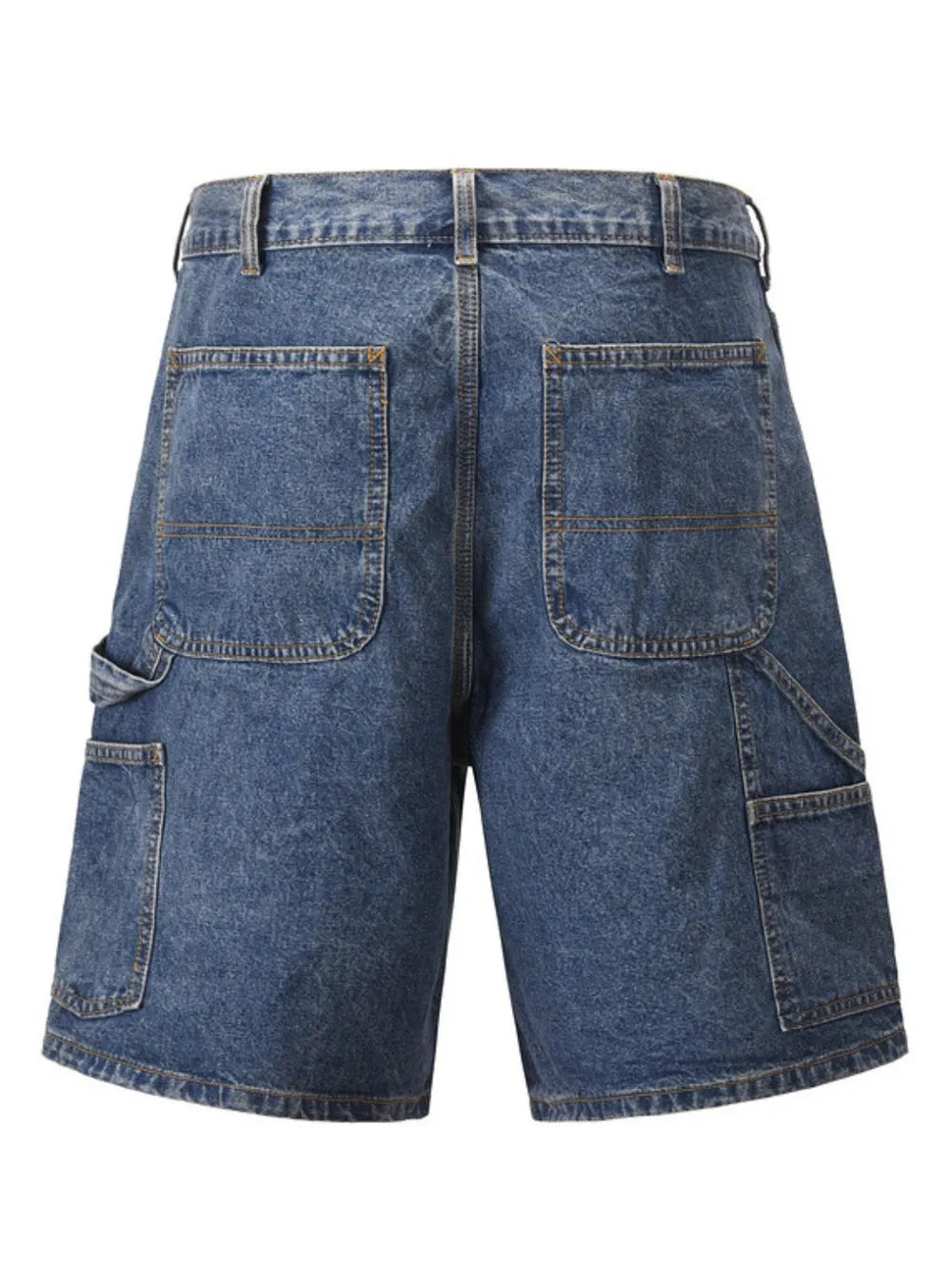 Men's Washed Denim Bermuda Shorts - Farnelli