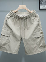 Men's Plus Size Drawstring Cargo Shorts - Farnelli